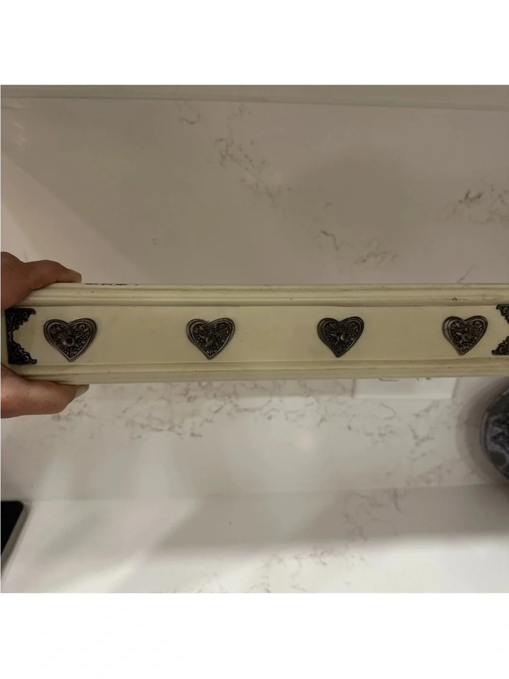 Vintage Silver Toned Fish Measuring Cups With Wall Mounted Hanger